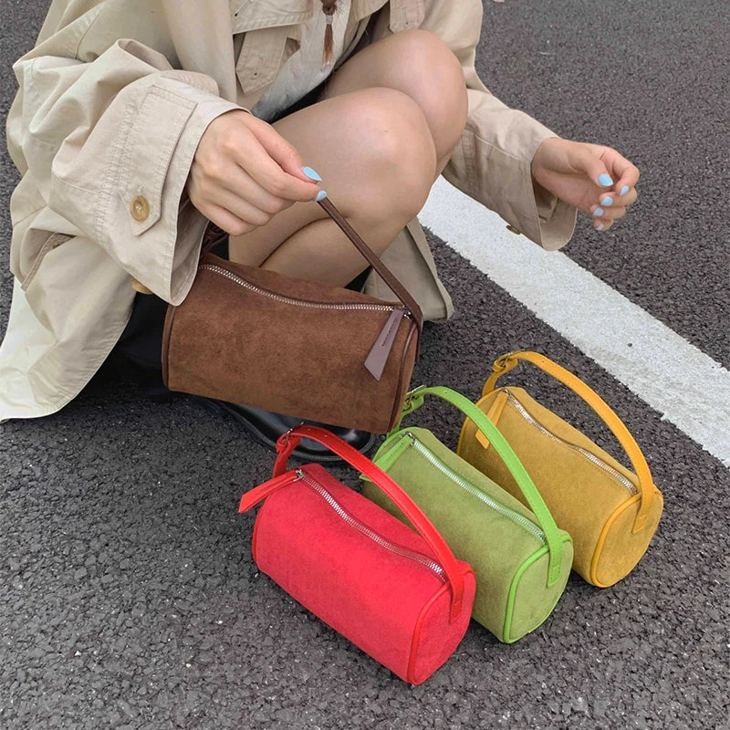 Vegan suede - Mathieu bag