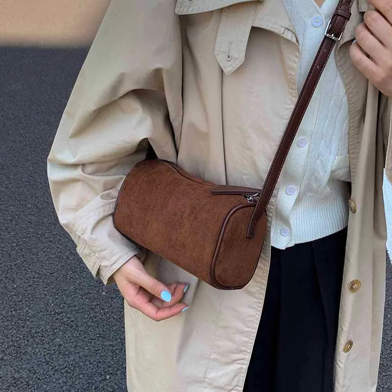 Vegan suede - Mathieu bag