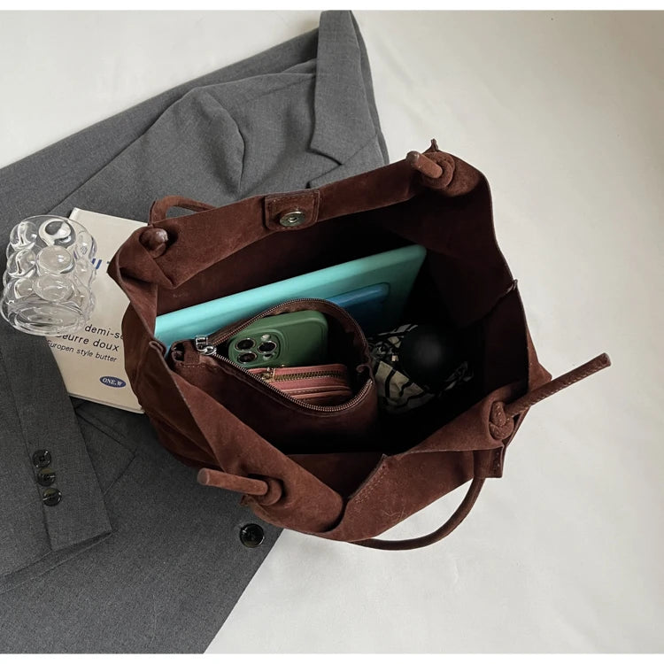 Vegan suede - Catherine bag