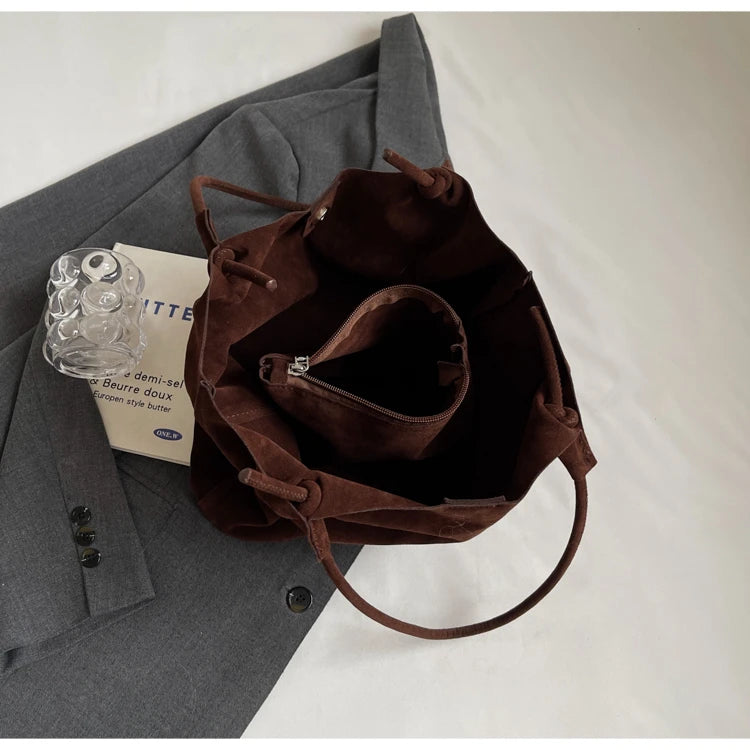 Vegan suede - Catherine bag