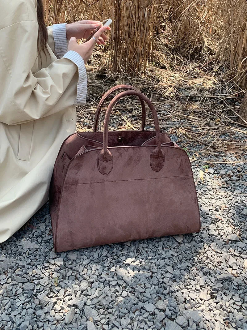 Vegan suede - Rémi bag